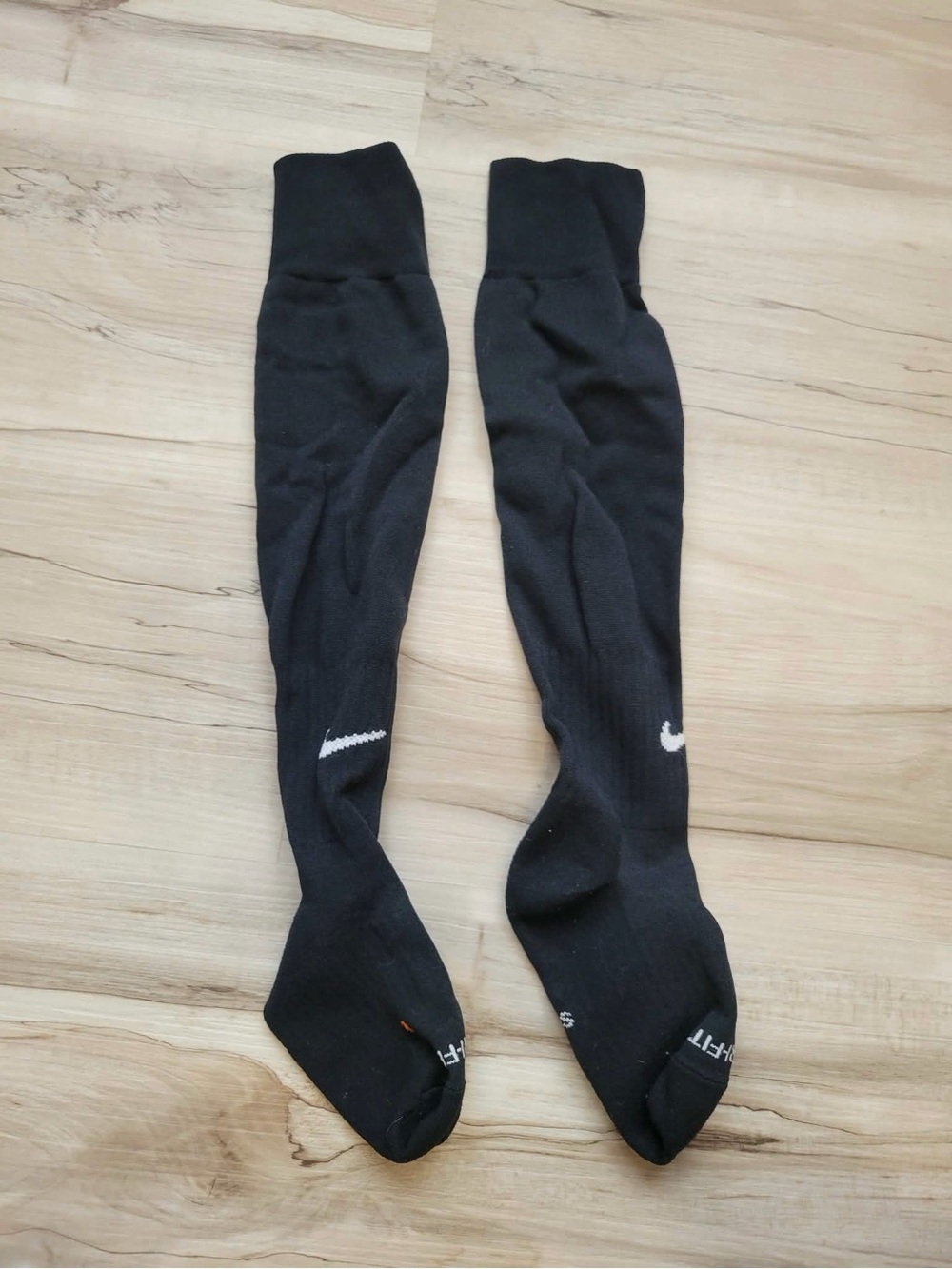 Nike Black Knee-High Athletic Socks (Soccer)